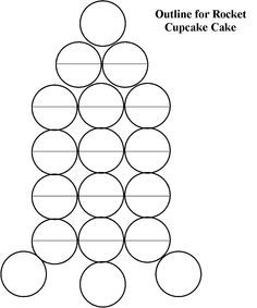 Cupcakes Templates, Cupcake Template, Rocket Cake, Planet Cake, Rocket Party, Pull Apart Cupcake Cake, Pull Apart Cake, Cake Pulls, Boys 1st Birthday Party Ideas