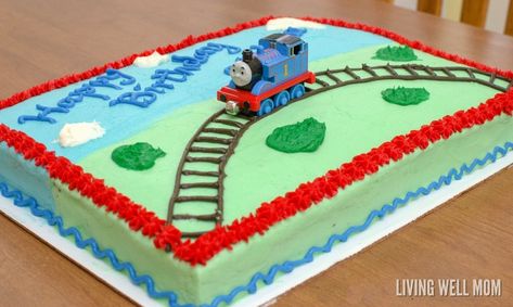 Thomas The Train Birthday Cake, Thomas Birthday Cakes, Thomas The Tank Engine Cake, Thomas Train Birthday, Thomas The Train Birthday, Thomas Birthday Parties, Thomas Train Cake, Thomas Cakes, Rodjendanske Torte