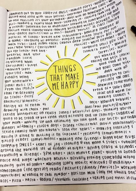 Things That Make Me Happy Journal Page, Notitieboek Ideas, My Favs Journal Page, Things That Make Me Happy, First Journal Page Ideas, Feeling Journal, Scrapbook For Best Friend, Hopeless Crush Quotes, Happy Journal