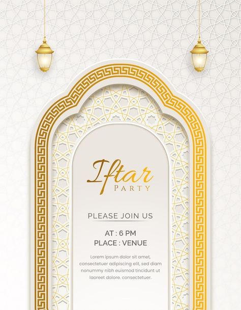 Vector ramadan iftar party invitation te... | Premium Vector #Freepik #vector #iftar-invitation #iftar #iftar-party #eid-lantern Iftar Dawat Invitation, Iftar Invitation Template, Ramadan Invitation, Ramadan Iftar Party, Iftar Party Invitation, Iftar Invitation, Ramadan Iftar, Iftar Party, Food Post