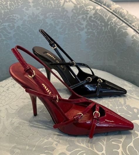 miu miu heels fall23 Miu Miu Heels, Style Français, Vintage Heels, Fancy Shoes, Girly Shoes, Shoe Inspo, Aesthetic Shoes, Swag Shoes, Pretty Shoes