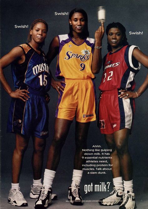 Got Milk Ads, Milk Ads, Sheryl Swoopes, Lisa Leslie, Brittney Griner, Women Basketball, Girls Basketball, Got Milk, Love Basketball