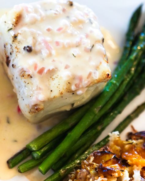 Crispy Crusted Halibut With White Wine Beurre Blanc, Halibut With Buerre Blanc, Halibut Recipes Baked, Halibut Recipes, How To Grill Steak, Test Kitchen, Yummy Recipes, Baking Recipes, Seafood