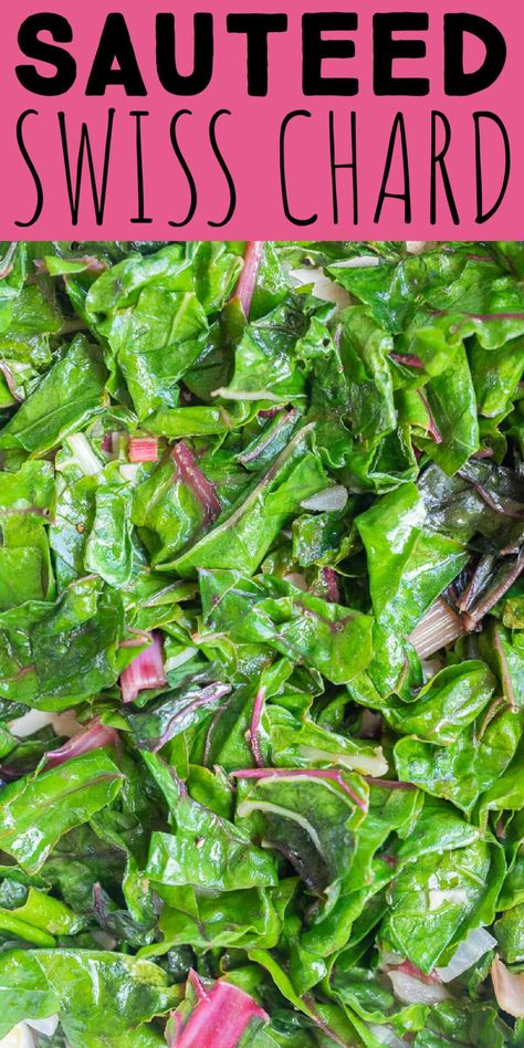 If you have extra swiss chard in the garden, this Easy Sautéed Swiss Chard Recipe is the perfect thing to make with it. The ingredients are simple, yet super flavorful, and really allow the swiss chard to shine. Enjoy as a side dish, add it to bowls or make a big pan and snack on it throughout the day. #swisschard #sauteedgreens #easyrecipe #vegan #gardentotable Cooking Swiss Chard, Swiss Chard Recipe, Sauteed Swiss Chard, Red Chard, Honey Glazed Salmon, Swiss Chard Recipes, Chard Recipes, Rainbow Chard, Thing To Make