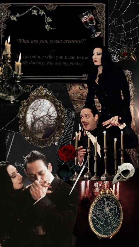 #addamsfamily #morticiaandgomez #theaddamsfamily #gothicaesthetic #gothic #morticiaaddams #gomezaddams Disney Family Wallpaper, Gomez And Morticia Wallpaper, Morticia Addams Aesthetic Wallpaper, Morticia And Gomez Addams Wallpaper, Morticia Addams Wallpaper, Addams Family Wallpaper, Morticia And Gomez Addams, Gomez And Morticia, Gomez Addams