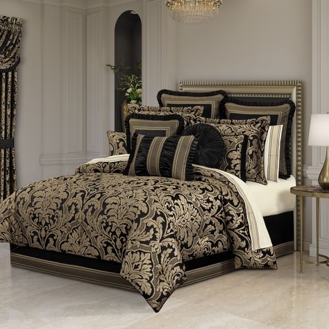 Patterned Comforter, Gold Comforter Set, Tear Drop Diamond, Timeless Bedding, Gold Comforter, Cottage Modern, Queens New York, Bedding Essentials, King Comforter Sets