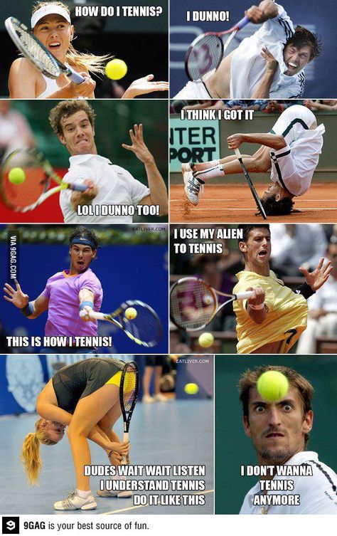 I forgot how to tennis How To Play Tennis, Tennis Funny, Tennis Quotes, Sports Memes, Play Tennis, 웃긴 사진, Tennis Player, Sports Humor, Tennis Players