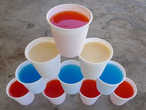 Strong jello shots. Regular recipes call for about a cup of vodka for 12 servings which averages to about 2/3 of an oz per serving, when the actual serving size of a shot is 1.5 oz. So yay! A jello shot recipe that will actually work! Strong Jello Shots, Strong Jello Shots Recipe, Blue Jello Shots, Jello Shots Vodka, Jello Pudding Shots, Blue Jello, Jello Shot, Pudding Shots, Jello Shot Recipes