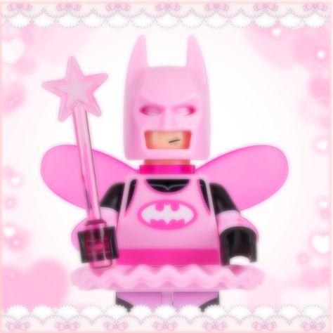 Pink Lego Batman, Pink Batman, Batman Icon, I'm Batman, Lego Batman, Batgirl, Flour, Bat, Lego