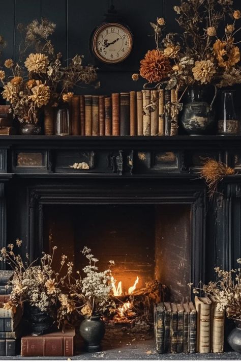 Transform your home into a cozy scholar's retreat this fall with our Dark Academia decor guide. Discover vintage charm and intellectual allure! Some of the links in my articles are affiliate links. If you make a qualified purchase from one of my links I will make a small commission at no cost to you. Thank you for your support!!! Dark Academia Christmas Aesthetic, Academia Fall Decor, Maximalist Dark Academia, Light Academia Living Room, Dark Academia Wedding, Dark Academia Christmas, Dark Academia Fall, Dark Academia Home Decor, Dark Academia Home