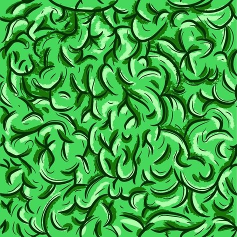 Green seamless pattern of a zombie brain for Halloween. Repetitive background with anatomical and seasonal motifs. Scary vector art of a human organ. Zombie Background, Zombie Brain, Zombie Brains, Passport Template, Human Organ, Silver Highlights, Summer Knitting, Cotton Weaving, Seamless Pattern