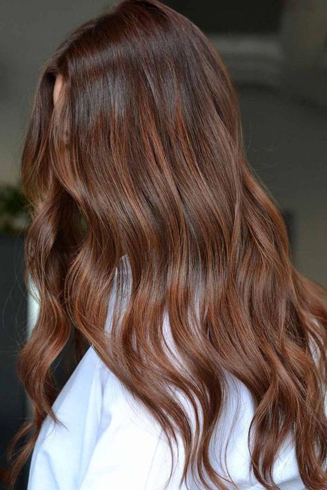 Trendy Winter Hair Colors 2023-2024 ★ Fun Fall Hair Colors, Fun Fall Hair, Hair Colors For Winter, Cinnamon Hair Colors, Hair Colors To Try, Fall Haircuts, Winter Hair Colors, Cinnamon Hair, Trendy Shades