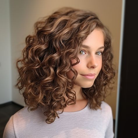 83 Cute Shoulder-Length Curly Hairstyles to Try This Year Shoulder Length Curly Bob Hairstyles, Soft Perms For Medium Length Hair, Mid Length Curly Haircuts, Braided Prom Hairstyles, Curling Thick Hair, Mid Length Curly Hairstyles, Layered Curly Haircuts, Medium Curly Haircuts, Shoulder Length Curls