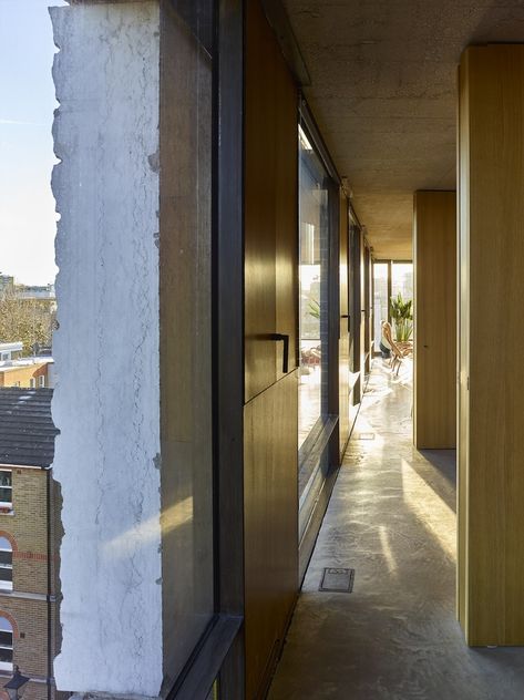 Gallery of 15 Clerkenwell Close / GROUPWORK + Amin Taha Architects - 26 Amin Taha, Architecture Today, Materials And Structures, Square Windows, Stone Columns, London Architecture, Exposed Concrete, London House, Grand Homes