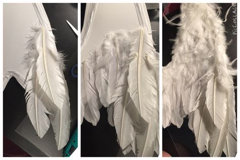 Cosplay Wings Tutorial, Wings Costume Diy, How To Make Wings, Maleficent Wings, Angel Wings Cosplay, Wings Tutorial, Angel Wings Painting, Diy Angel Wings, Angel Wings Costume