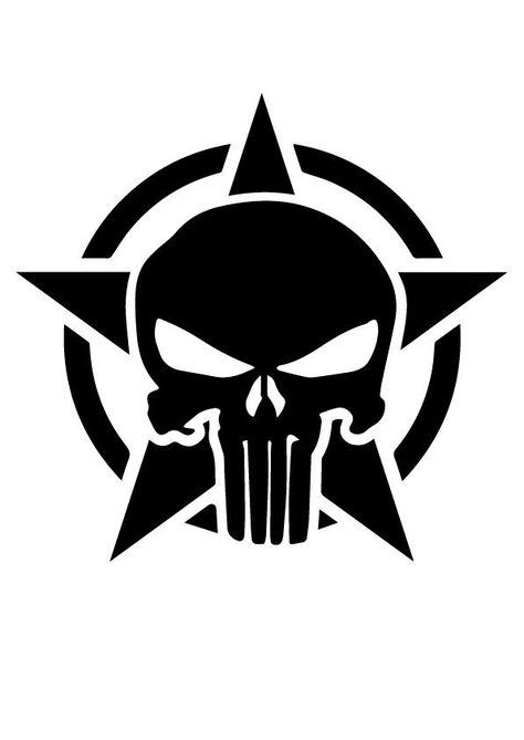 Digital File - Punisher Star Logo Punisher American Flag, Punisher Skull Logo, Punisher Artwork, Punisher Logo, Skull Flag, Skull Sleeve Tattoos, Skull Sleeve, Rod Rack, Punisher Skull