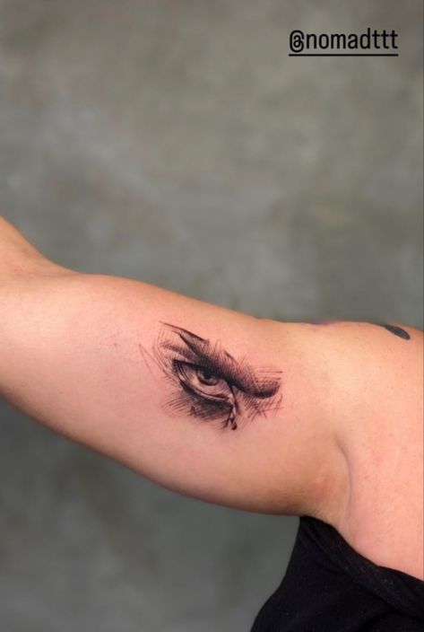 Greek Mythology Eye Tattoo, Lucifer Tattoo Ideas For Men, Angry Eye Tattoo, Lucifer Painting Tattoo, Fallen Angel Eyes Tattoo, Fall Of Lucifer Tattoo, Lucifer Falling Tattoo, Lucifer Fallen Angel Tattoo, Lucifer Morningstar Tattoo