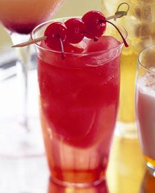 Cherry Bombs Types Of Drinks, Alcoholic Treats, Bombe Recipe, Mai Tai, Drink Me, Cherry Bomb, Holiday Drinks, Non Alcoholic Drinks, Party Drinks