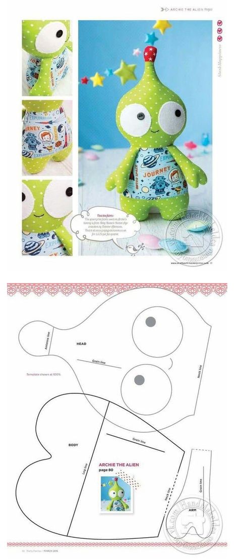 Alien pattern Bean Bag Toys, Alien Patterns, Fabric Toys, Baby Sewing Patterns, Doll Sewing Patterns, Finger Puppets, Baby Sewing, Softies, Craft Fairs