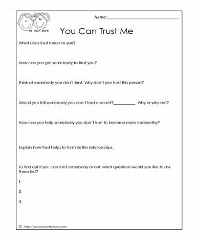 Trust Worksheet Anger Worksheets, Adolescent Therapy, Group Therapy Activities, Counseling Tips, Character Worksheets, Relationship Worksheets, Life Skills Class, Counseling Worksheets, Recovery Inspiration