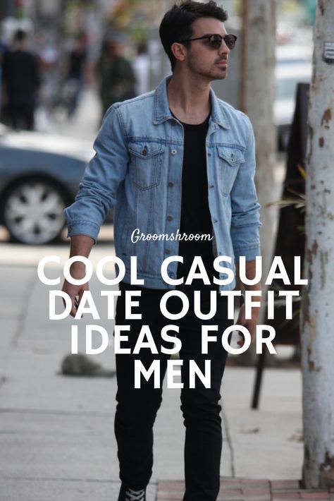 COOL CASUAL DATE OUTFIT IDEAS FOR MEN!! – GROOM SHROOM Fashion For Men In Their 20s, Fancy Dinner Date Outfit Men, Men’s Casual Date Outfit, Men's Date Night Outfit, Mens Casual Date Night Outfit, Summer Date Outfit Men, Men Dinner Outfit Night Casual, Mens Fashion Date Night, Men’s Dinner Date Outfit