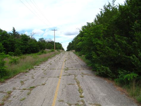 Robert Maccready, Abandoned Road, Vibes Photos, Pine Point, Apocalypse Aesthetic, Side Road, The Road Not Taken, Asphalt Road, Rust Belt