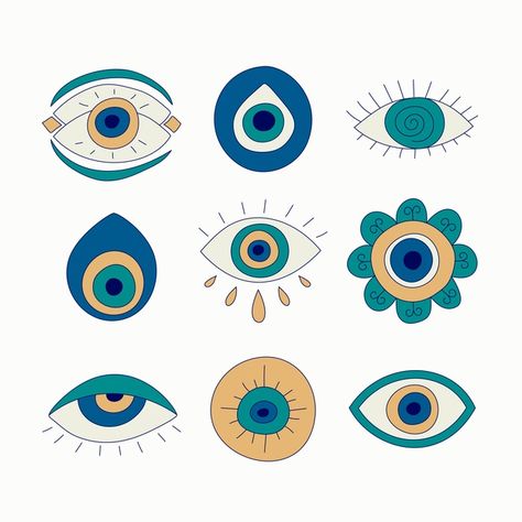 Evil Eye Dress, Evil Eye Illustration, Inspiration Artwork, Indian Eyes, Evil Eye Hand, Evil Eye Art, Eye Illustration, Eye Logo, Evil Eye Design