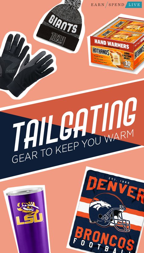 Tailgating Gear to Keep You War,. How to Tailgate, football tailgate gear, things you need for tailgating, football fan gear, football fan must haves Tailgate Gear, Football Tailgate, Superbowl Party, Lifestyle Tips, Football Game, Love Is Free, Football Season, Fan Gear, Football Fans