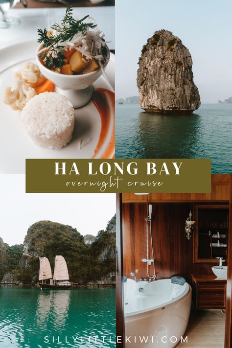 Ha Long Bay Cruise: A Sustainable Overnight Cruise with YESD Vietnam — silly.little.kiwi Singapore River Cruise, Ha Long Bay Cruise, Mahogany Bay Cruise Port, Vietnam Bucket List, Vietnam Cruise, Girls Traveling, Bamboo Boat, Traveling Asia, Asia Cruise