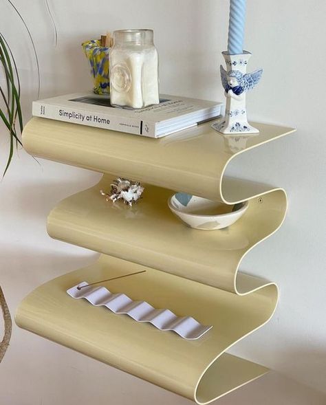 Wave Shelf, Wavy Shelf, Railroad Apartment, Babies Room, Door Shelves, Modular Shelving, Sitting Pretty, Nail Studio, Studio Design