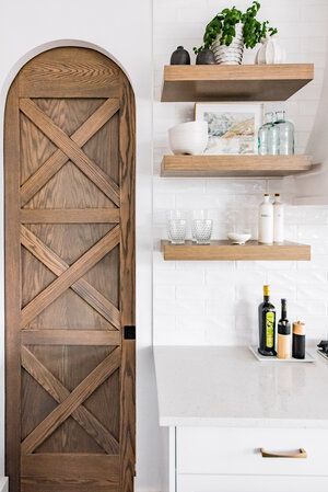 Butler Pantry Door, Wooden Pantry Door, Arched Pantry Door, Arched Pantry, Pantry Door Kitchen, Pantry Door Ideas, Wooden Pantry, Future Decor, Kitchen Butlers Pantry