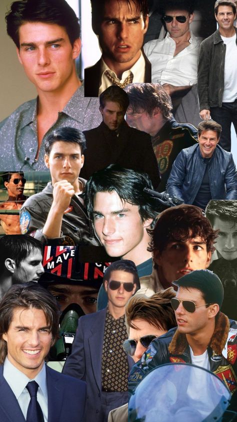 Tom Cruise Wallpaper Aesthetic, Tom Cruise Hot Wallpaper, Tom Cruz, Tom Cruise Hot, 80s Men, Hot Actors, Tom Cruise, Dream Guy, Film Aesthetic