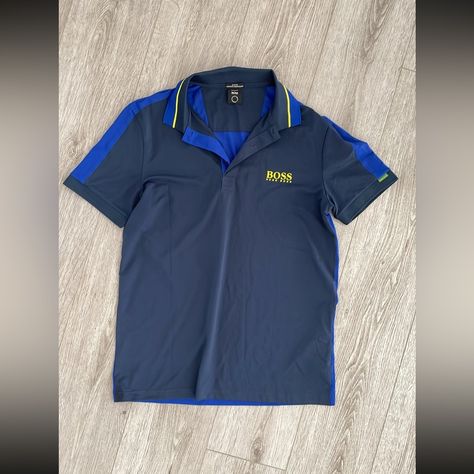 Nwot’s Hugo Boss Martin Kaymer By Boss Hugo Boss Slim Fit Moisture Management Polo Shirt Men’s Size Medium Martin Kaymer, Hugo Boss Polo, Boss Shirts, Boss Hugo Boss, Mens Polo Shirts, Shirt Men, Hugo Boss, Blue Yellow, Polo Shirt