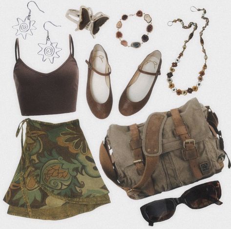 by me also not sure what aesthetic this is #fashion #aesthetic #2000s #2000sfashion 2000s Earthy Fashion, 2000 Boho Fashion, Grunge Fairycore Skirt, Y2k Grunge Fairycore Hippy, Hippie Outfit Inspo, Spring Fairy Grunge Skirt, Hippie Outfits, Outfit Inspo, Clothes