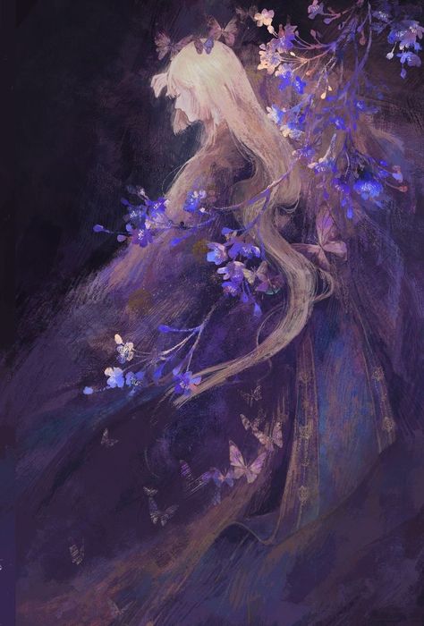 Moonstone Aesthetic, 동화 삽화, Purple Art, Arte Fantasy, Ethereal Art, Dreamy Art, Anime Scenery, Forks, Pretty Art