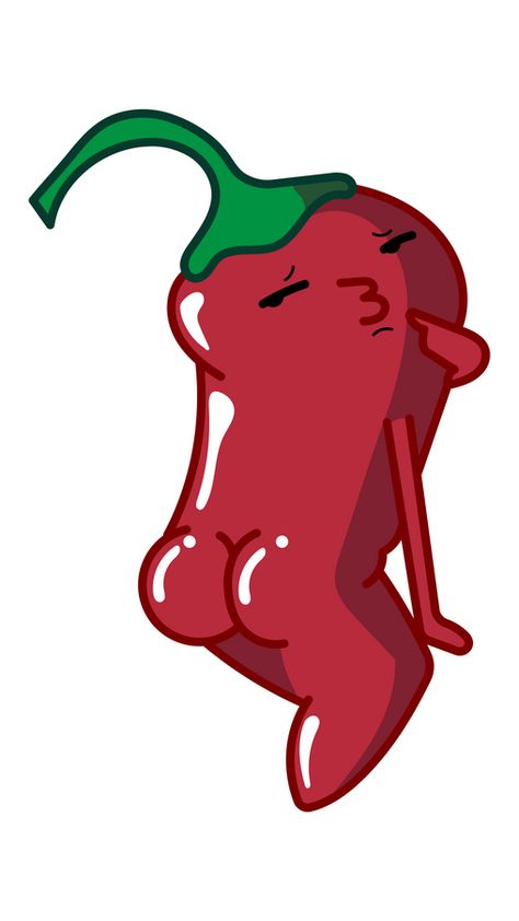 This Spicy Red Pepper Sticker is so hot that it is hard to resist. This spicy red pepper is also known as chili pepper. It is a type of fruit from the Capsicum family. It is typically small to... Apple Sticker, Care Bear Tattoos, Weird Stickers, Apple Stickers, Mcdonald's Happy Meal, Hottest Chili Pepper, Grunge Art, Food Drawing, Happy Meal