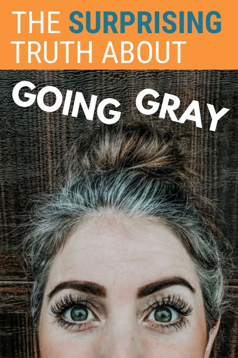 Do you know any women who have ditched the dye and embrace their gray hair? You might be surprised to hear their thoughts on the gray hair transition process.  Hint: It's not just about HAIR - but so much more. Going Grey Transition, Natural White Hair, Gray Hair Transition, Going Gray Gracefully, Grey Hair Over 50, Grey Hair Coverage, Grey Hair Transformation, Hair Transition, Grey Hair Inspiration