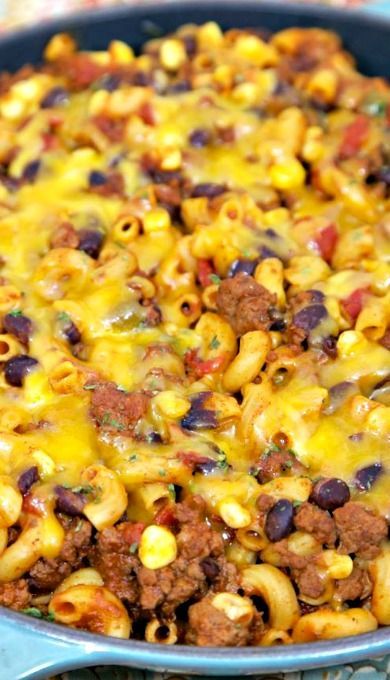 Tex Mex Goulash Recipes, Tex Mex Ground Beef Recipes, Mexican Goulash Recipes, Southwest Goulash, Tex Mex Goulash, Goulash Casserole, Southwestern Goulash, Taco Goulash, Goolosh Recipe