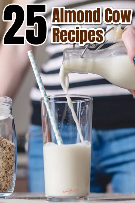 pouring almond milk in a glass Almond Cow Recipes, Oat Milk Creamer, Mct Oil Recipes, Cow Recipes, Cashew Milk Recipe, Almond Milk Creamer, Nut Milk Recipe, Almond Creamer, Pecan Milk