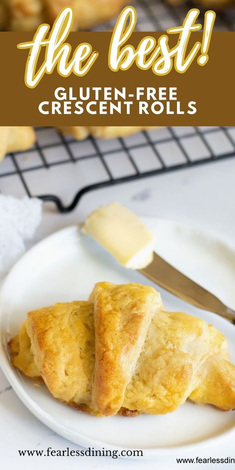 Gf Pastries, Gluten Free Crescent Rolls, Pillsbury Gluten Free, Gluten Free Croissant, Crescent Rolls Recipe, Pillsbury Crescent Rolls, Gluten Free Rolls, Gluten Free Bisquick, Homemade Gluten Free Bread