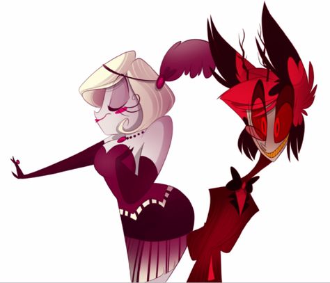 Mimzy and Alastor by Vivziepop Zoophobia Comic, Alastor Hazbin Hotel, Vivziepop Hazbin Hotel, Fan Art Drawing, Character Design Animation, Hotel Art, 영감을 주는 캐릭터, Helluva Boss, Hazbin Hotel