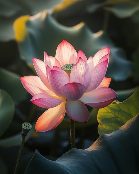 A single lotus blooms with serene elegance, embodying purity and tranquility #SingleLotus #LotusFlower #SacredLotus #LotusInWater #SpiritualSymbolism #IndianLotus Flower Pictures Photography, Lotus Flower Photography, American Lotus, Lotus Blooming, Beautiful Lotus Flower, Texas Wildflowers, Lotus Flower Pictures, Sacred Lotus, Pictures Photography