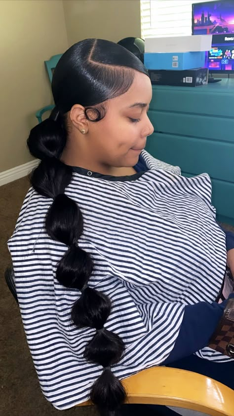 Weave Ponytail Hairstyles, Sleek Ponytail Hairstyles, Pony Tails, Black Ponytail Hairstyles, Pelo Afro, A Pony, Girls Hairstyles Braids, Hair Ponytail Styles, Hair Laid