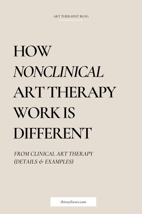 How Nonclinical “Art as Therapy” Looks Different (Detailed Comparison with Clinical Art Therapy) — Thirsty For Art Art Therapist Office, Mental Health Clinic, Nursing Schools, Losing 40 Pounds, Art Therapy Projects, Best Nursing Schools, Lpn Nursing, Home Remedy For Cough, Art Therapist