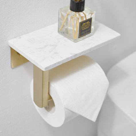 VIBRANTBATH Wall Mount Toilet Paper Holder & Reviews | Wayfair Modern Toilet Paper Holder, Gold Toilet Paper Holder, Cottage Build, Modern Toilet Paper Holders, Toilet Paper Holder Wall Mount, Bathroom Tissue Holder, Toilet Paper Holder Stand, Toilet Paper Holder Wall, Wall Mount Toilet