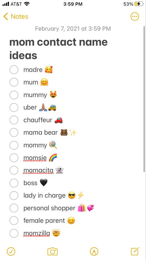 Name For Mom Contact, Names For Mom In Phone, Cute Names For Mom In Your Phone, Nomi Whatsapp Ideas, Contact Names For Parents, Aesthetic Contact Names For Mom, Contact Names For Mother, Names To Call Your Brother, Mother Contact Names In Phone