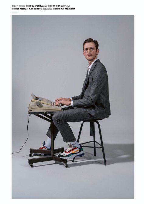 Corporate Office Photoshoot, Bastiaan Ninaber, Office Editorial, Business Editorial, Men At Work, International Model, Mens Editorial, Office Worker, Old Fashioned Cocktail