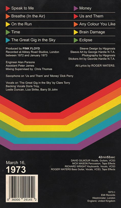 Pink Floyd Design, Pink Floyd Dark Side Of The Moon, Pink Floyd Poster Dark Side, Vhs Wallpaper, Poster Pink Floyd, Digital Art Music, Pink Floyd Wallpaper, Vhs Cover, Pink Floyd Poster