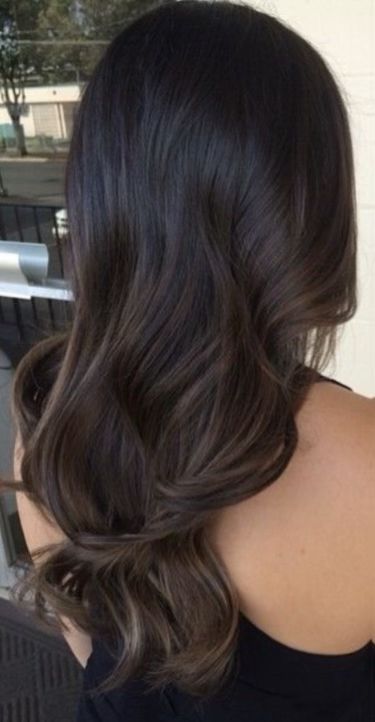 Black Hair Balayage, Dark Brunette Hair, Brown Hair Inspo, Brown Hair Balayage, Hair Inspiration Color, Hair Inspo Color, Dark Brown Hair, Hair Color For Black Hair, Brown Hair Colors