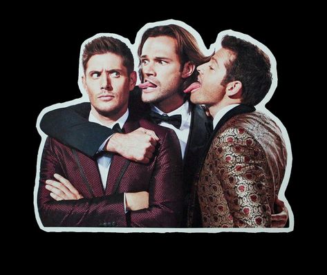 Jared And Misha, Supernatural Gif, Colin Ford, Supernatural Actors, Jensen Ackles Supernatural, Sharp Photo, Supernatural Wallpaper, Jensen Ackles Jared Padalecki, Photo Stickers